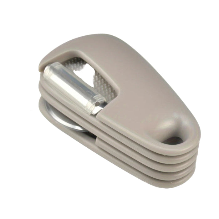 Khaki stackable camping kitchen utensils