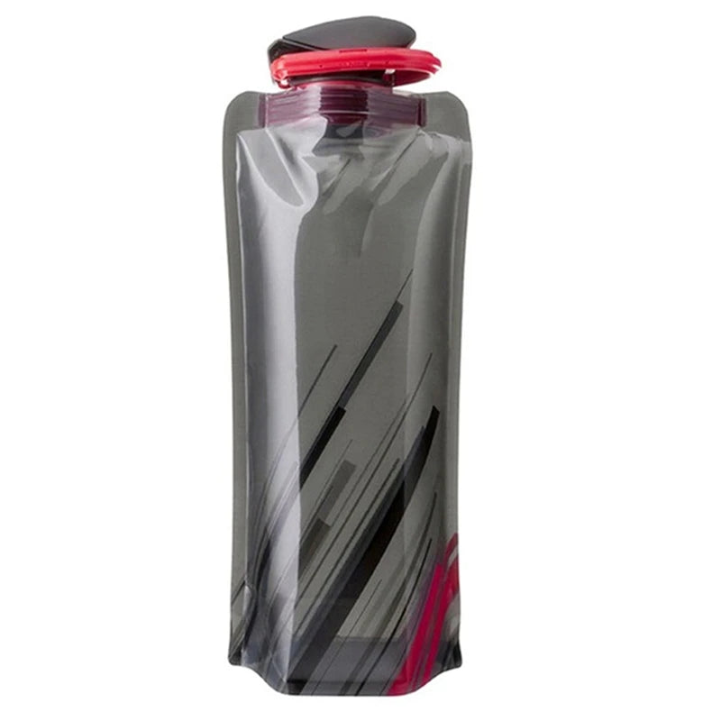 700ml grey flatpack hiking water bottle
