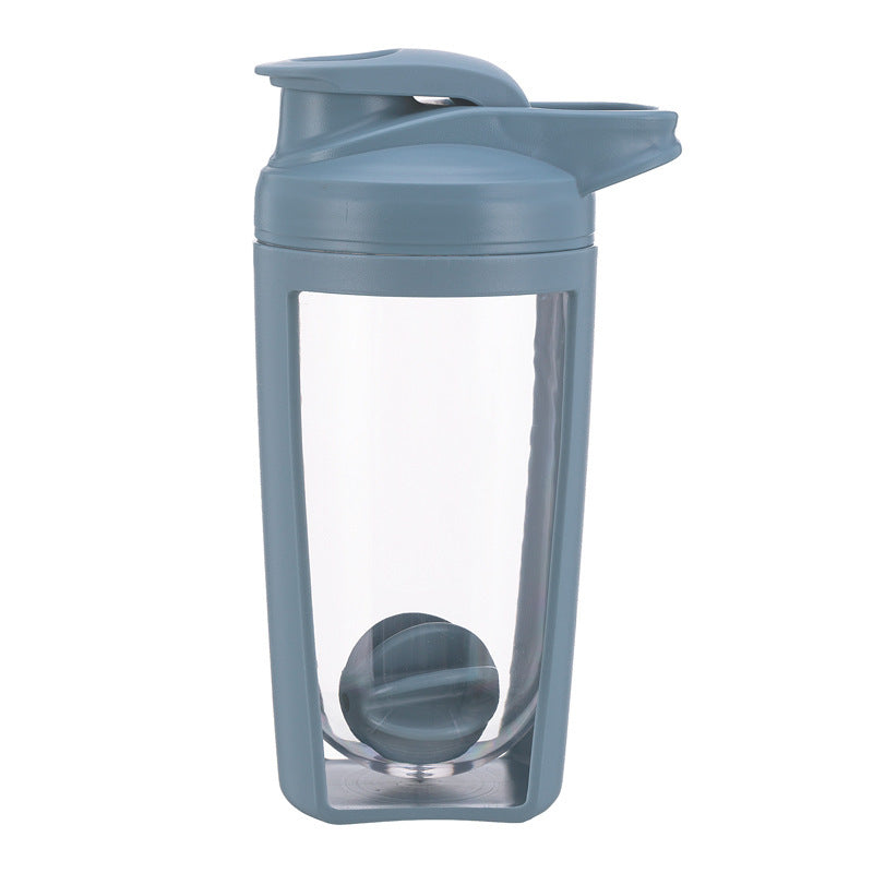650ml blue protein shaker bottle