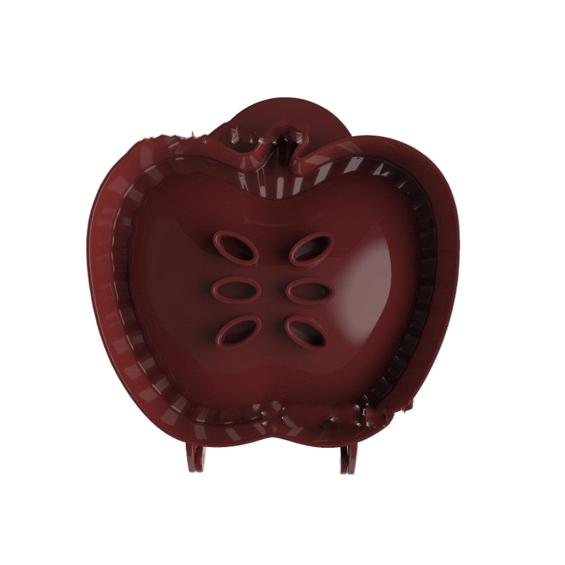 brown apple shaped pie mould