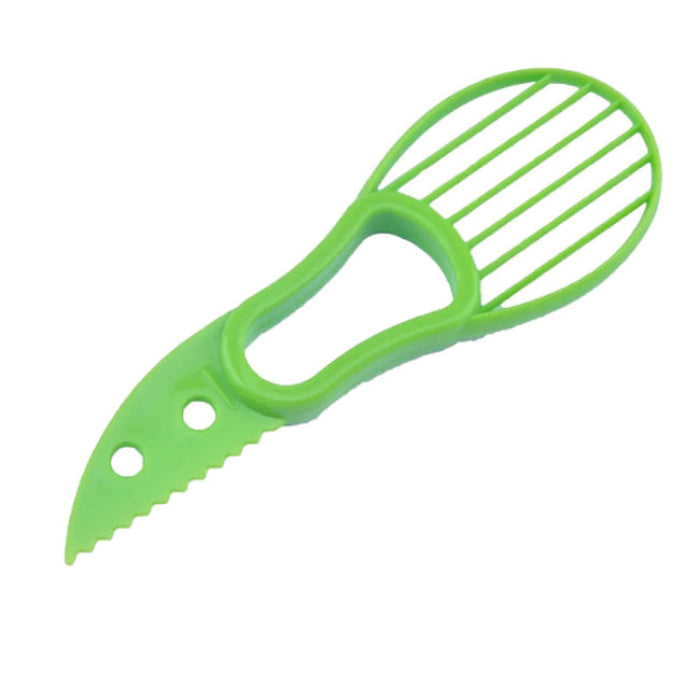 plastic green avocado slicing tool