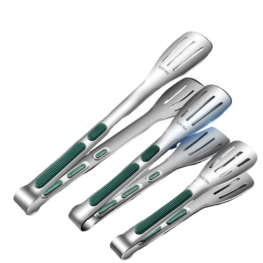 premium grill tongs with silicone grips