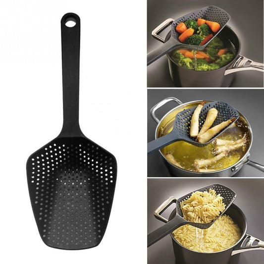 nylon strainer scoop spoon scooping foods