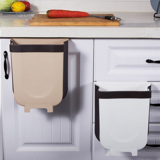 beige and white kitchen cabinet trash cans mounted on kitchen cabinets