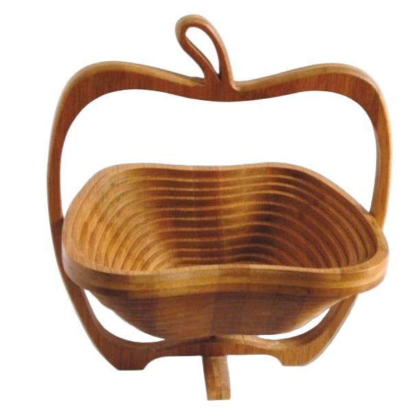 open bamboo fruit basket