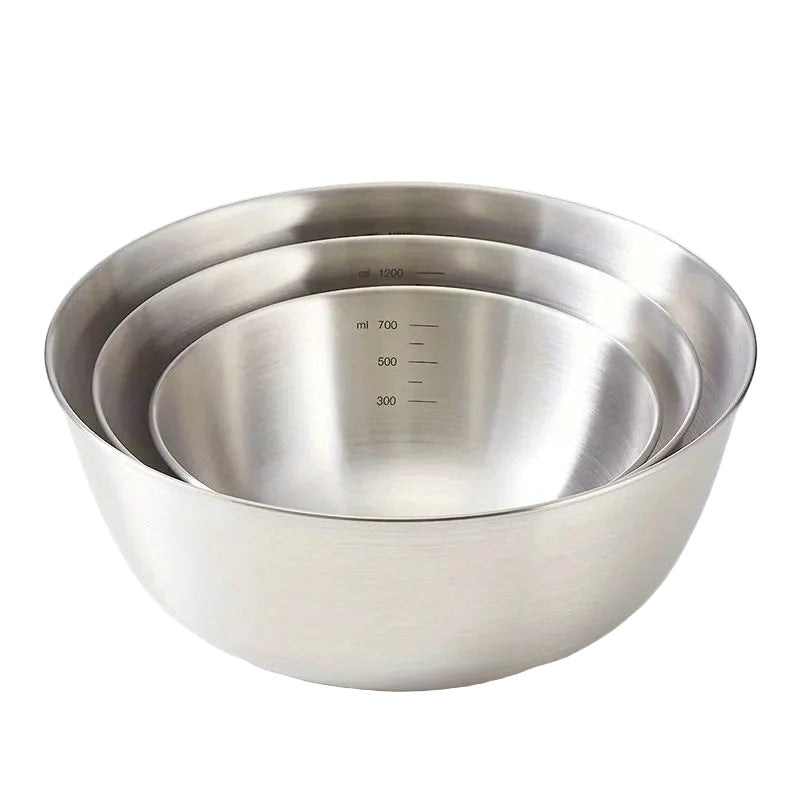 Stainless steel mixing bowls set