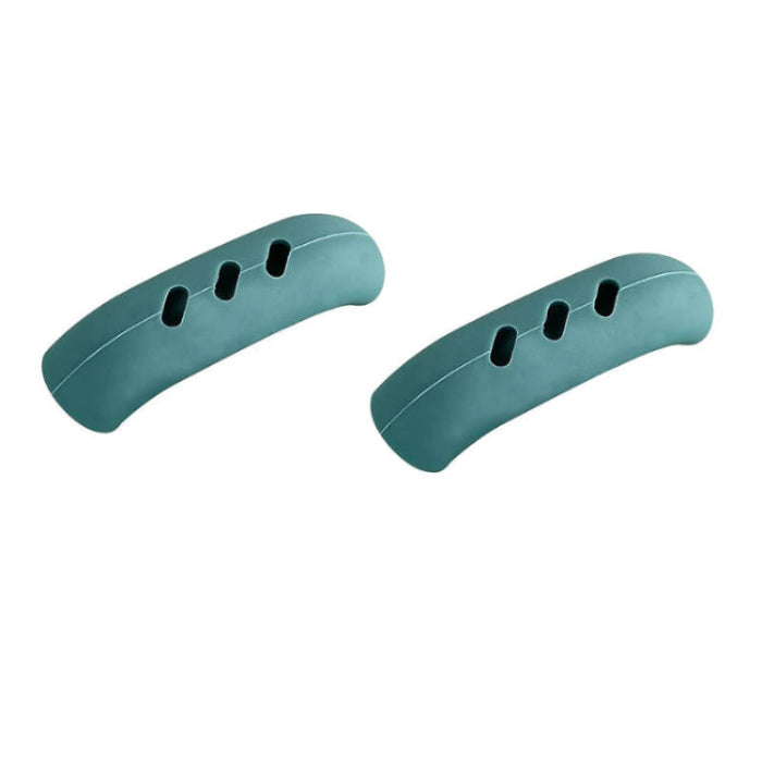 teal silicone pot handle grips