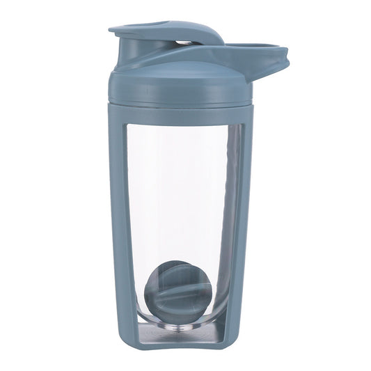 650ml blue protein shaker bottle