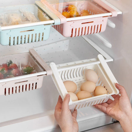 Refrigerator Clip-On Storage Baskets - Just Kitchen Accessories