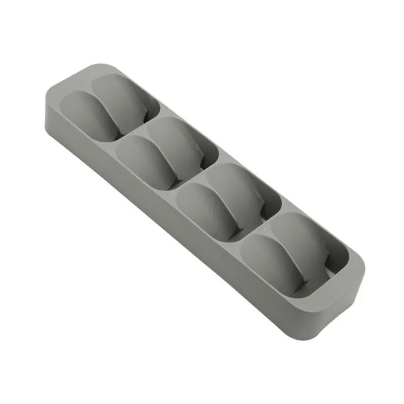 grey spice bottle  drawer tray on a white background